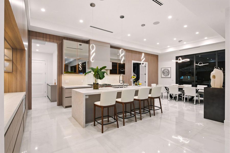Furnished interior view inside a new home in , Boca Raton (Image 11).