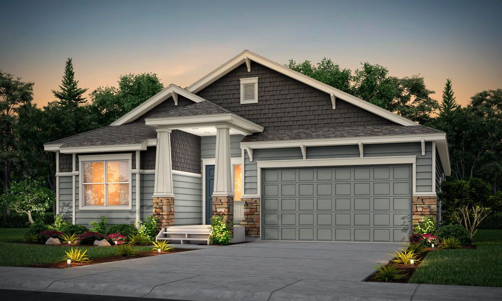 Representative exterior photo of a completed home built from the The Jackson by View Homes in Jackson Creek North, Monument, CO (Image 25).