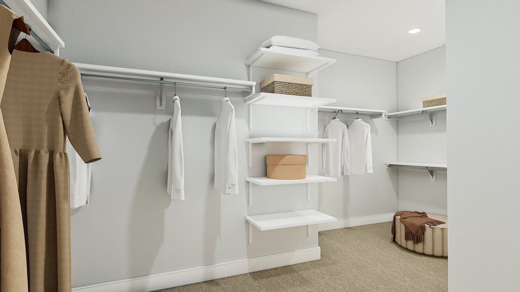 Primary Walk-in Closet Primary Walk-in Closet
