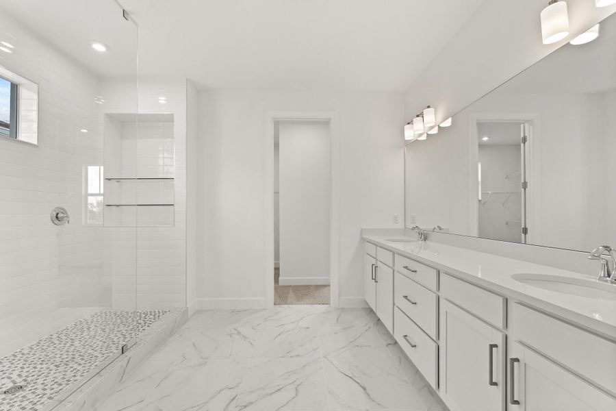 Furnished interior view inside a new home in Tradition - Seville, Port St. Lucie (Image 5).