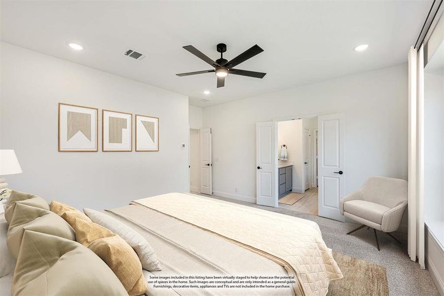 Furnished interior view inside a new home in Trees Farm, DeSoto (Image 18). Furnished interior view inside a new home in Trees Farm, DeSoto (Image 18).