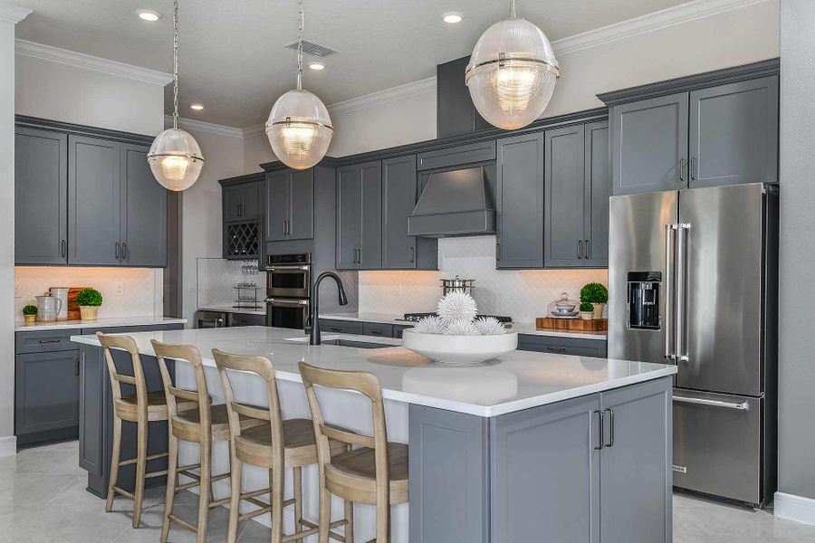 Furnished interior view inside a new home in Avondale at Avenir, Palm Beach Gardens (Image 10).