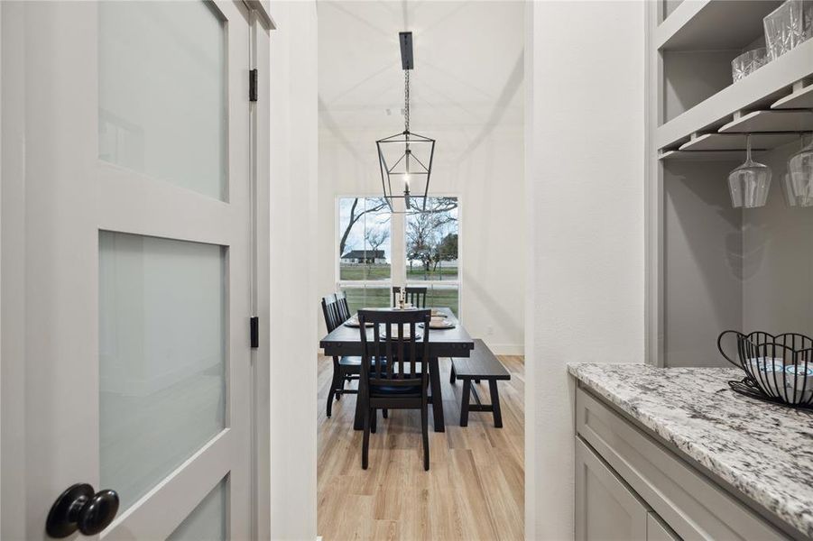 Furnished interior view inside a new home in Vintage Oaks, Weatherford (Image 9).