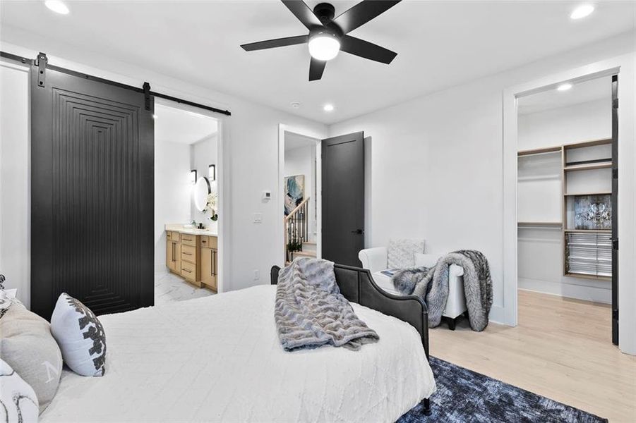 Furnished interior view inside a new home in , Atlanta (Image 30).