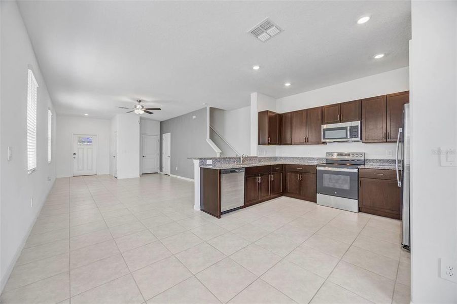 Furnished interior view inside a new home in Townes at Southshore Pointe, Ruskin (Image 9).
