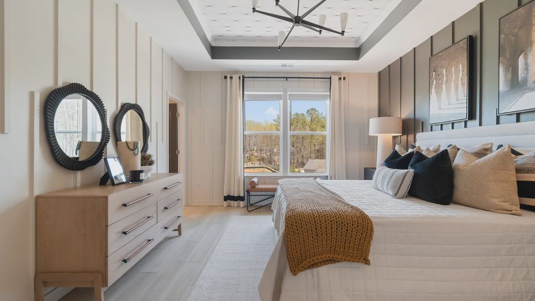 Furnished interior view inside a new home in Daybreak, Newnan (Image 29).