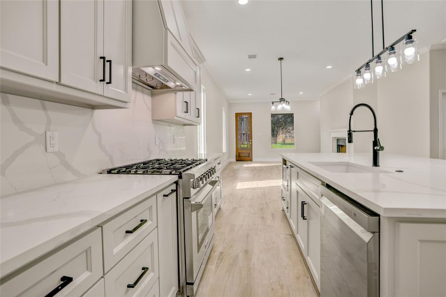 Furnished interior view inside a new home in , Houston (Image 7).