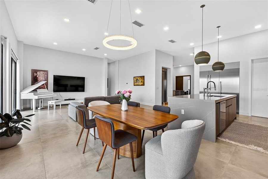 Furnished interior view inside a new home in , Redington Shores (Image 16).