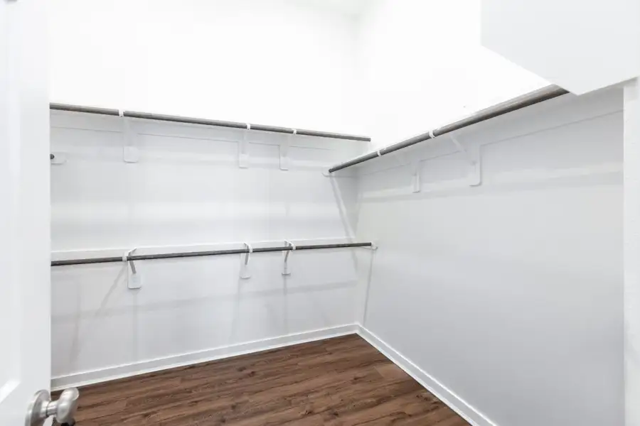 Representative Primary Closet - some options shown Representative Primary Closet - some options shown