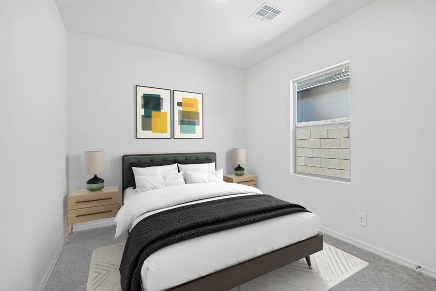 Representative furnished interior of a home built from the Moonbeam by Starlight Homes in Hawks Run, Kissimmee (Image 8).