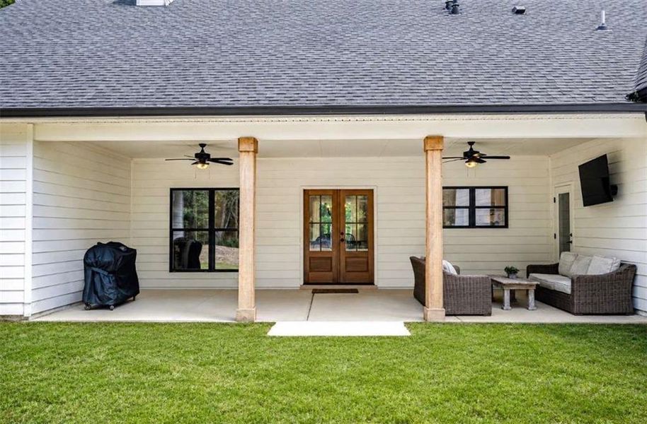 Exterior details and patio area of a home in , Kingston (Image 22).