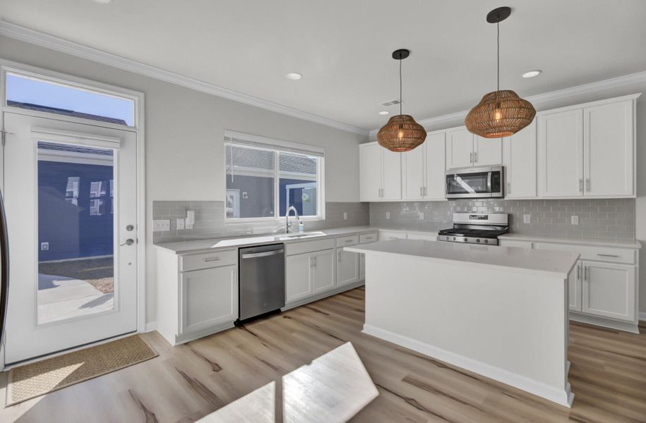 Furnished interior view inside a new home in , Summerville (Image 10).