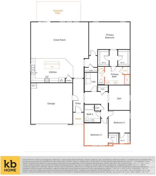 Layout of the home - all one level! Please confirm options/selections with onsite sales counselor.