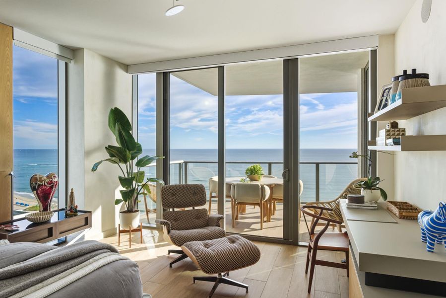 Furnished interior view inside a new home in , Pompano Beach (Image 19). Furnished interior view inside a new home in , Pompano Beach (Image 19).