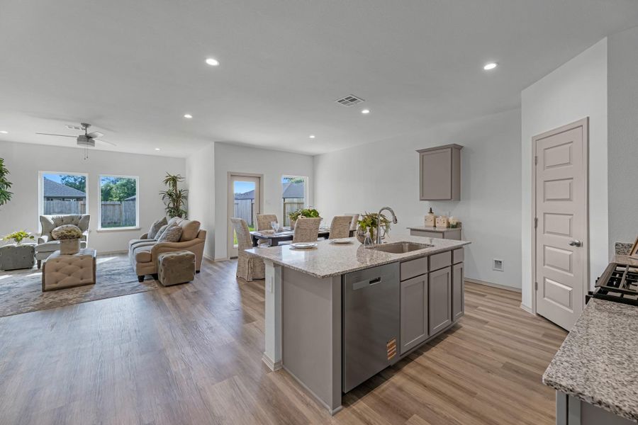 Furnished interior view inside a new home in Springwood, Beaumont (Image 5).
