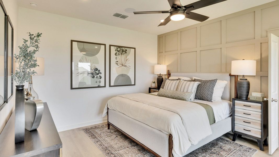 Representative furnished interior of a home built from the Paramount by DRB Homes in Hunters Glen, Jarrell (Image 10). Representative furnished interior of a home built from the Paramount by DRB Homes in Hunters Glen, Jarrell (Image 10).