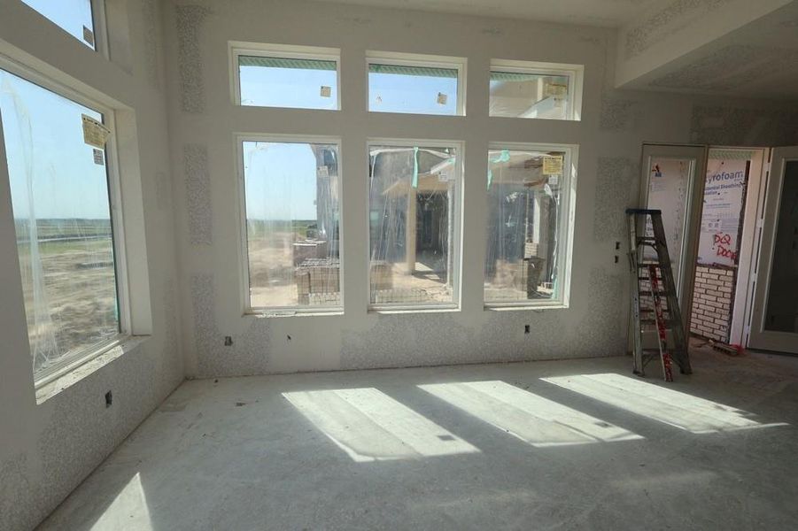 Spacious, unfurnished interior of a new home in Easthaven at Bridgeland Central - Horizon Collection, Cypress (Image 12).