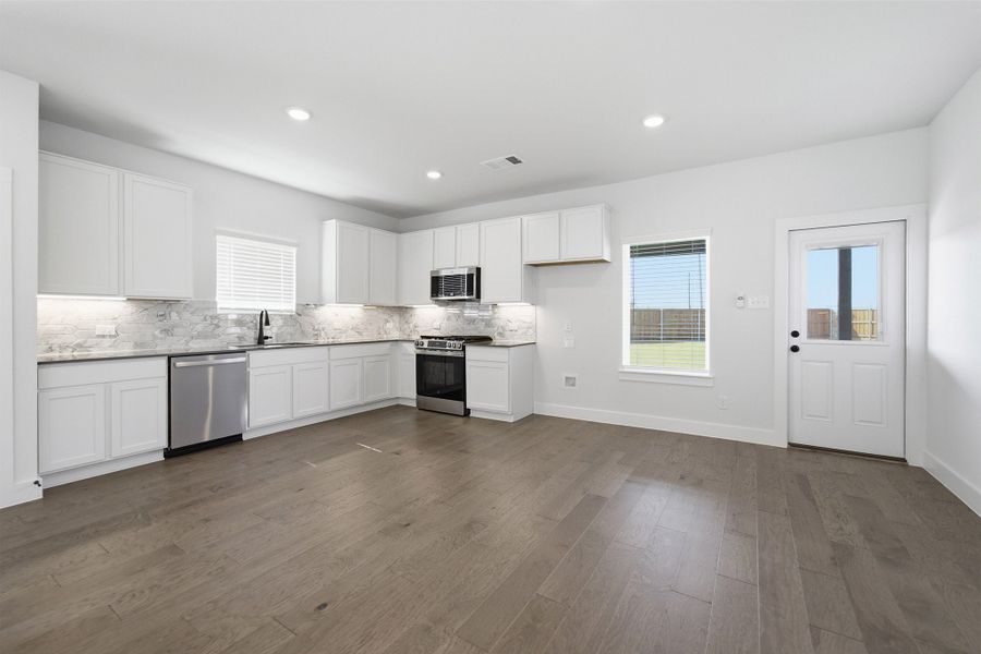 Furnished interior view inside a new home in Heartland, Heartland (Image 10). Furnished interior view inside a new home in Heartland, Heartland (Image 10).