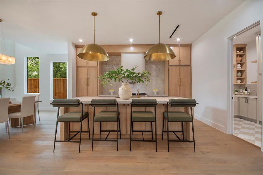 Furnished interior view inside a new home in , Dallas (Image 7).