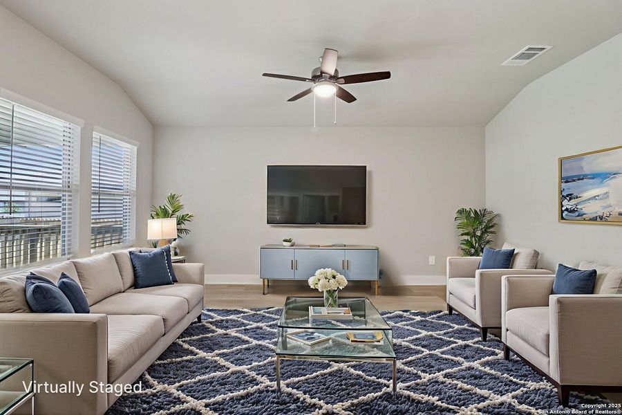 Furnished interior view inside a new home in Scenic Crest - Premier Series, Boerne (Image 8).