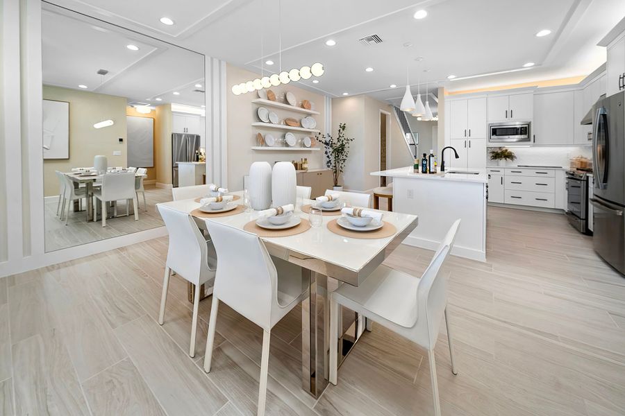 Representative furnished interior of a home built from the Royal by GL Homes in Valencia Parc at Riverland, Port St. Lucie (Image 7).