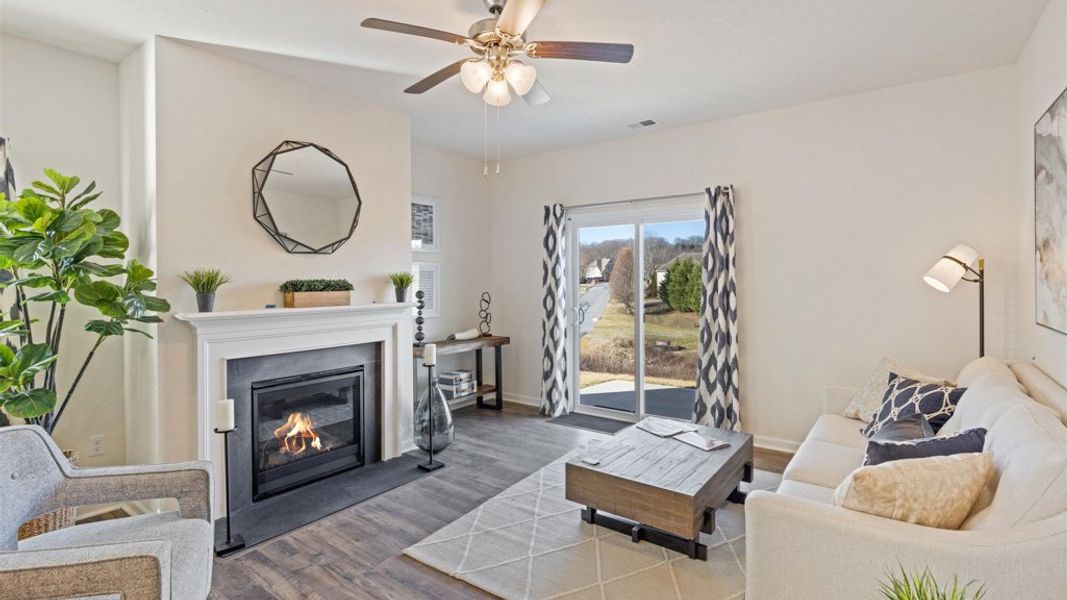 Furnished interior view inside a new home in Keebler Meadows, Johnson City (Image 6).
