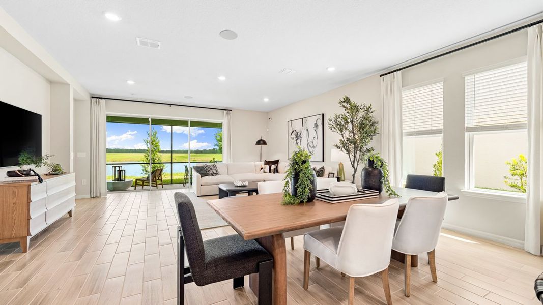Furnished interior view inside a new home in Firethorn, Parrish (Image 8).