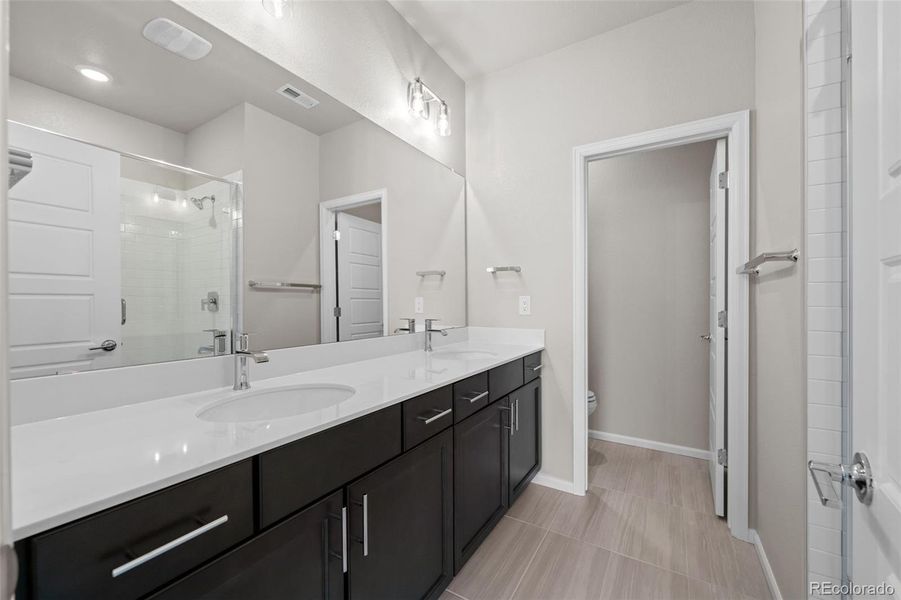 Furnished interior view inside a new home in , Arvada (Image 8).