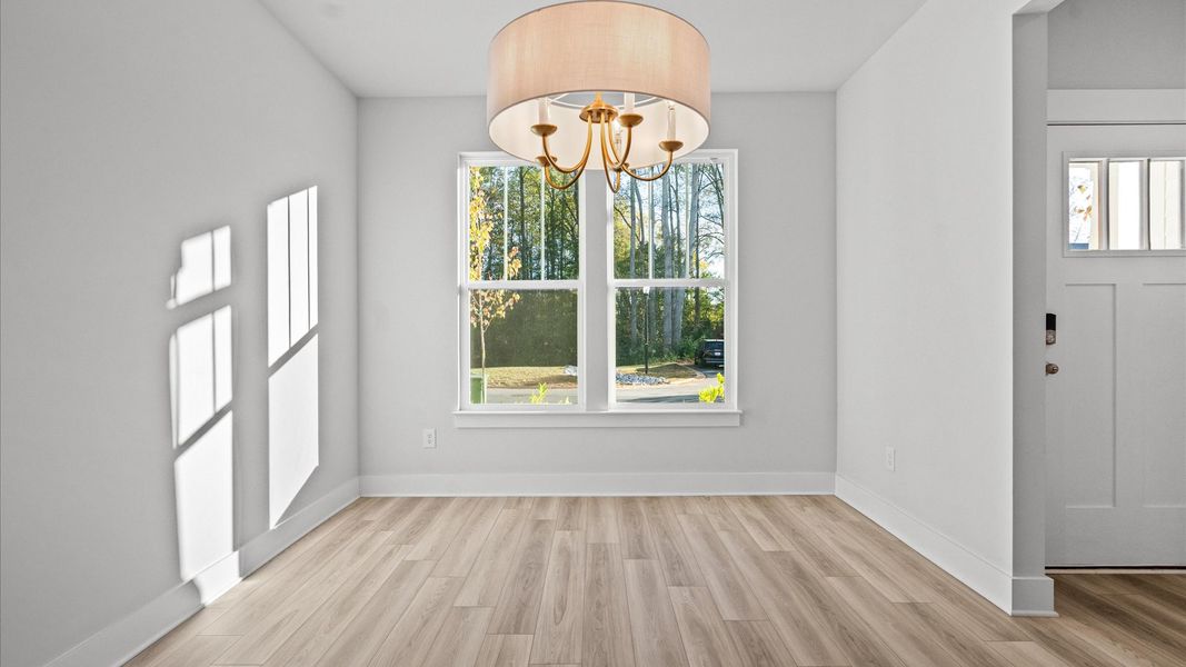 Furnished interior view inside a new home in Camden Cottages, Greenville (Image 6).