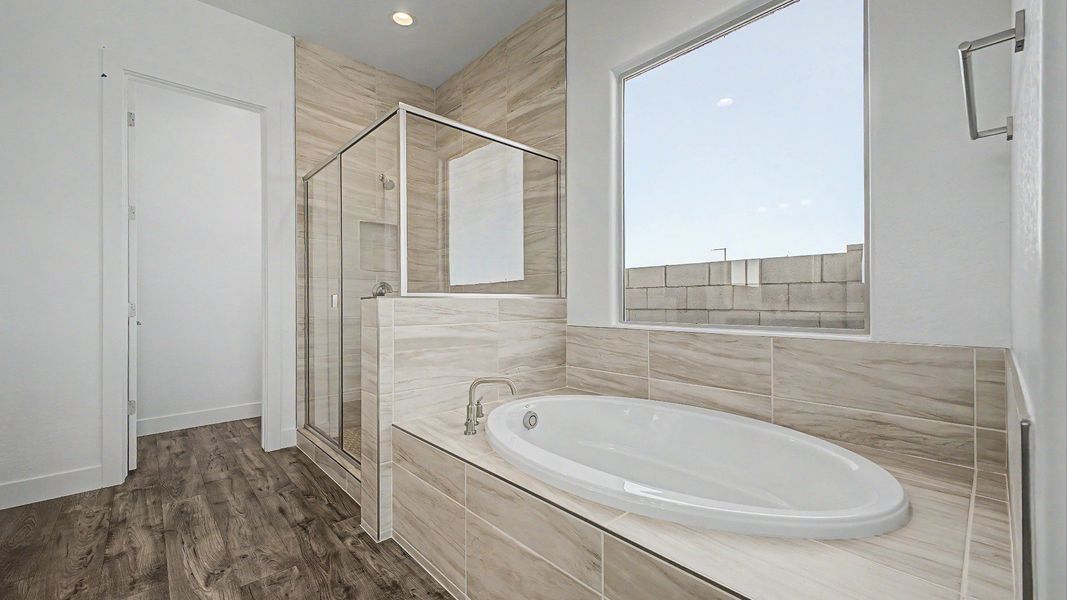 Furnished interior view inside a new home in Arroyo Seco - Hacienda, Buckeye (Image 18). Furnished interior view inside a new home in Arroyo Seco - Hacienda, Buckeye (Image 18).
