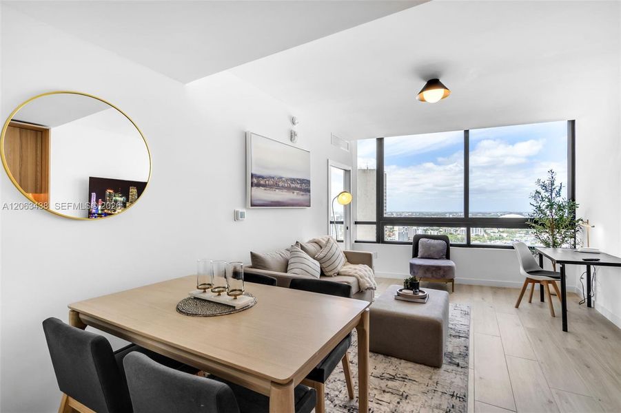 Furnished interior view inside a new home in , Miami (Image 39).
