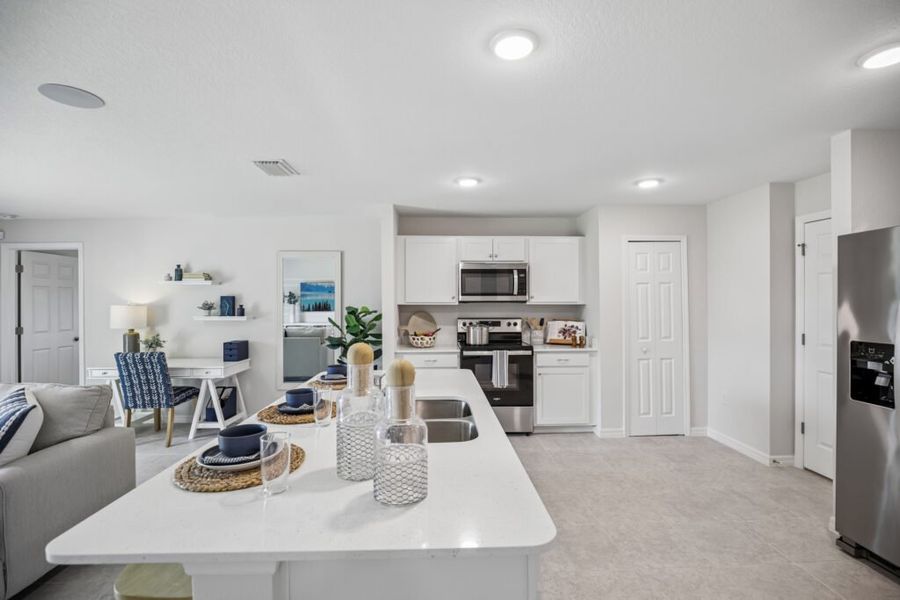 Representative furnished interior of a home built from the Royal by Holiday Builders in Citrus Springs, Citrus Springs (Image 6).