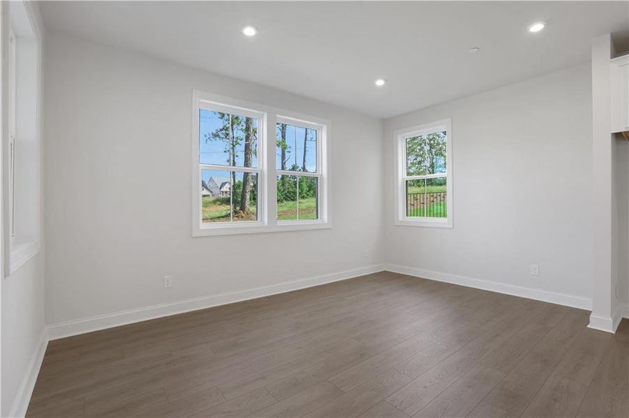Spacious, unfurnished interior of a new home in Poppy at GreenHouse, Marietta (Image 18).