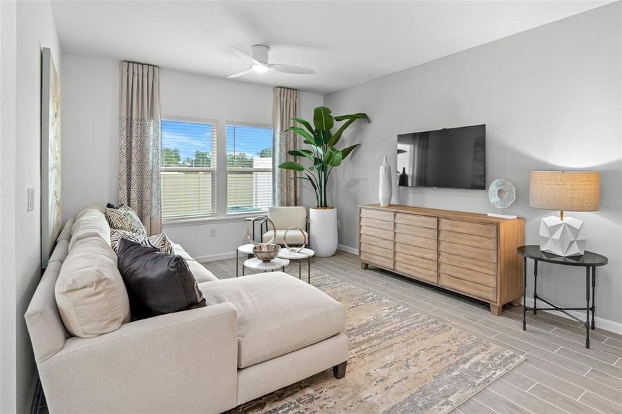Furnished interior view inside a new home in , Ocala (Image 33). Furnished interior view inside a new home in , Ocala (Image 33).