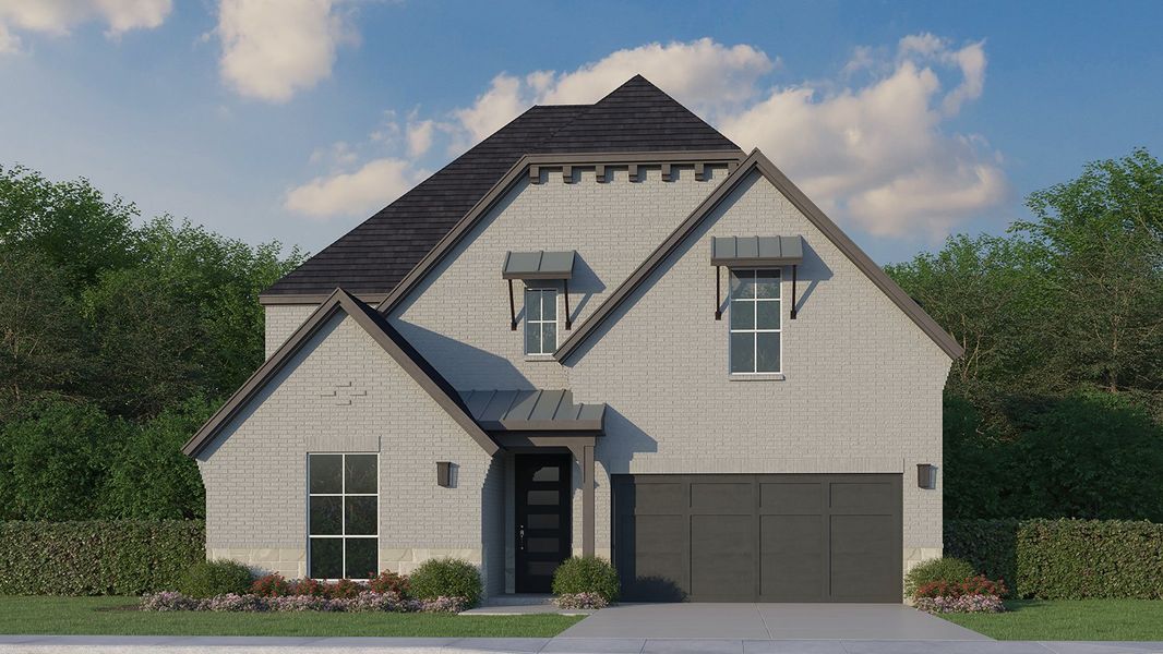 Plan 1146 Elevation D w/ Stone