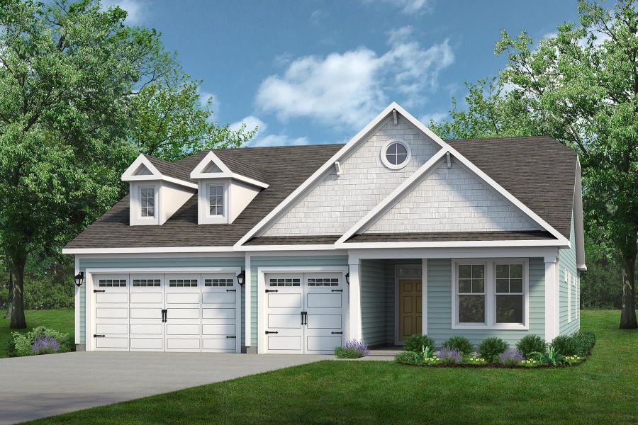 Representative exterior photo of a completed home built from the The Surfrider by Chesapeake Homes in Coastal Club of the Carolinas, Calabash, NC (Image 26).