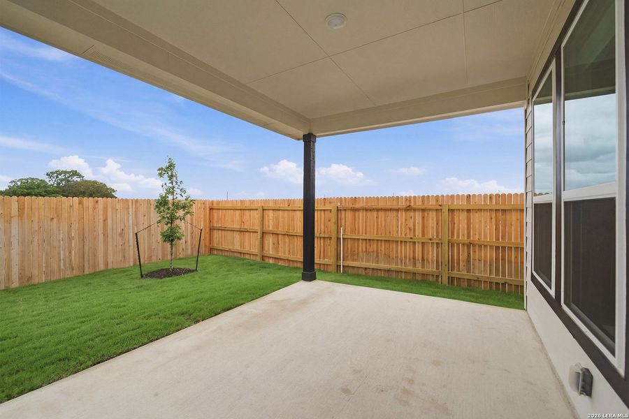 Exterior details and patio area of a home in Megan's Landing, Castroville (Image 23).