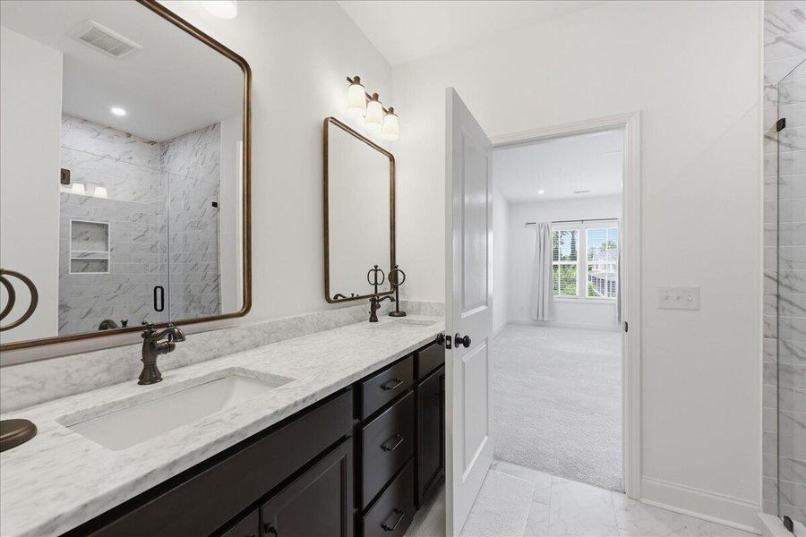 Furnished interior view inside a new home in , Summerville (Image 32).