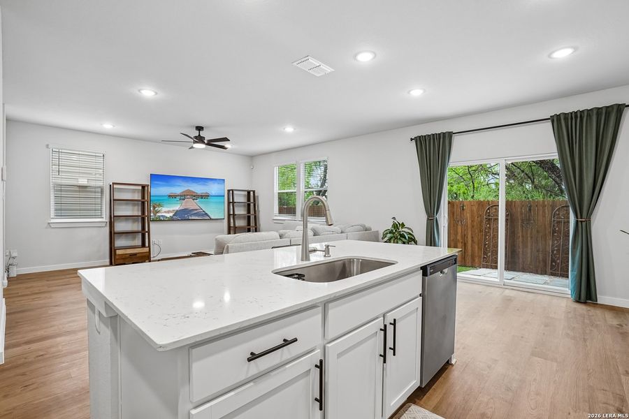 Furnished interior view inside a new home in University Village, San Antonio (Image 16).
