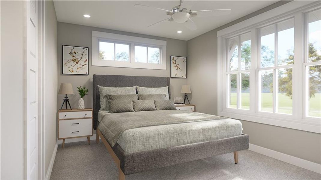 Furnished interior view inside a new home in , Ellijay (Image 4).