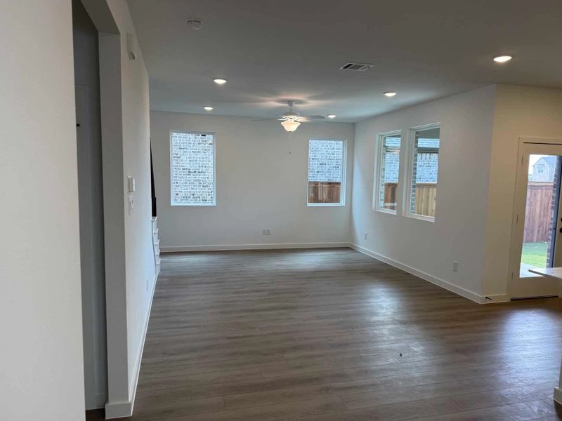 Family Room Construction Progress