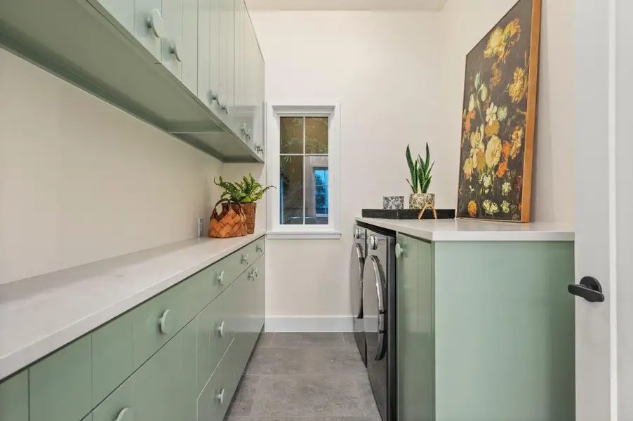Laundry room on the main floor Laundry room on the main floor