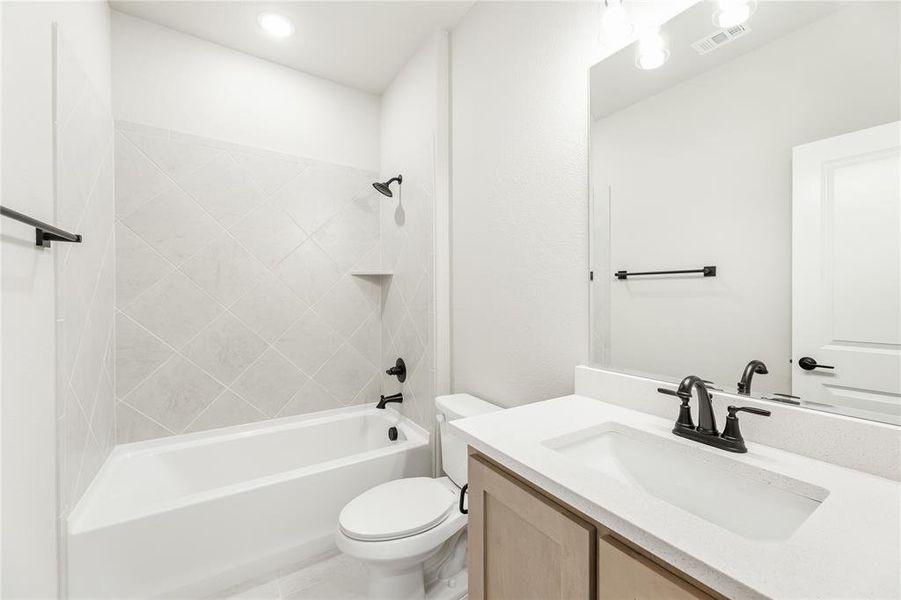 Furnished interior view inside a new home in The Oaks, Red Oak (Image 13).