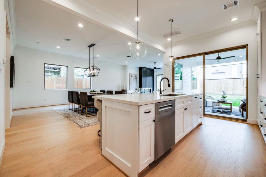 Furnished interior view inside a new home in , Houston (Image 37).
