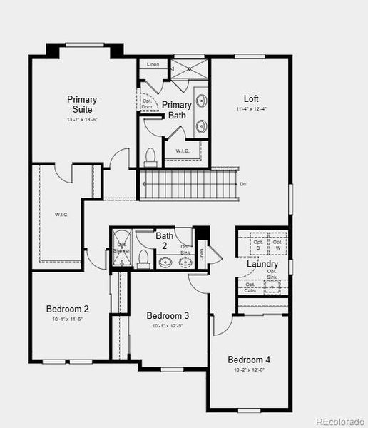 Additional highlights include: covered back patio, and a door into the primary bathroom.