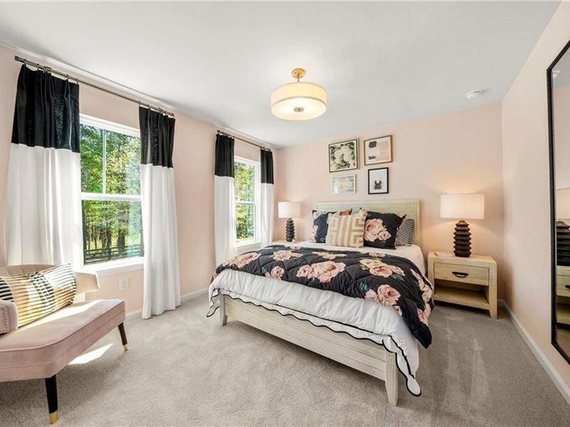 Furnished interior view inside a new home in Riverwood, Dallas (Image 34).
