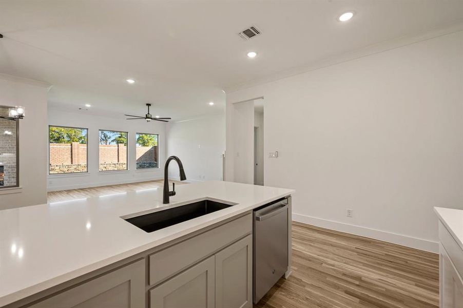 Furnished interior view inside a new home in LeTara, Haslet (Image 10).