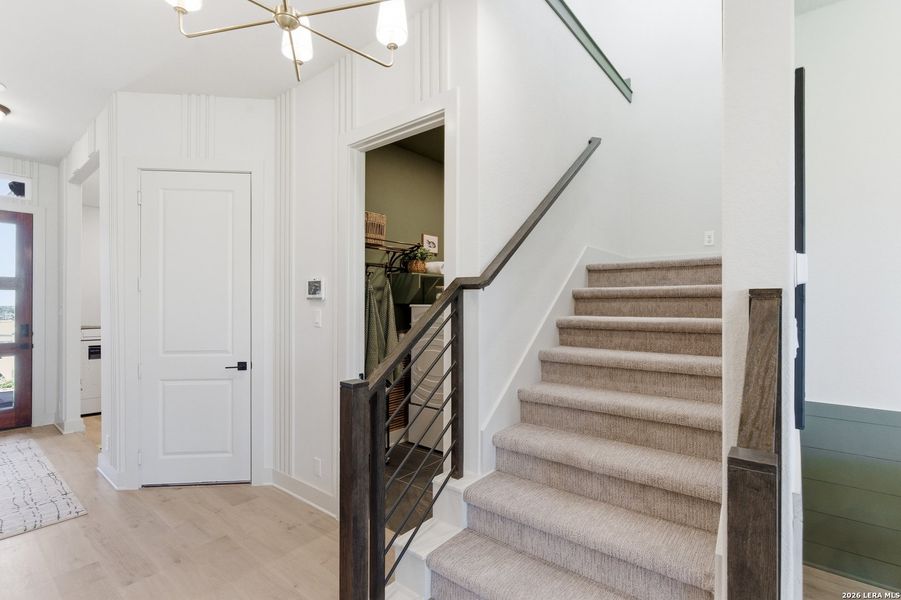 Furnished interior view inside a new home in Prominence, San Antonio (Image 13).