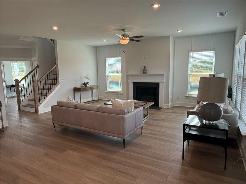 Furnished interior view inside a new home in Creekside at Skelton, Jefferson (Image 13).