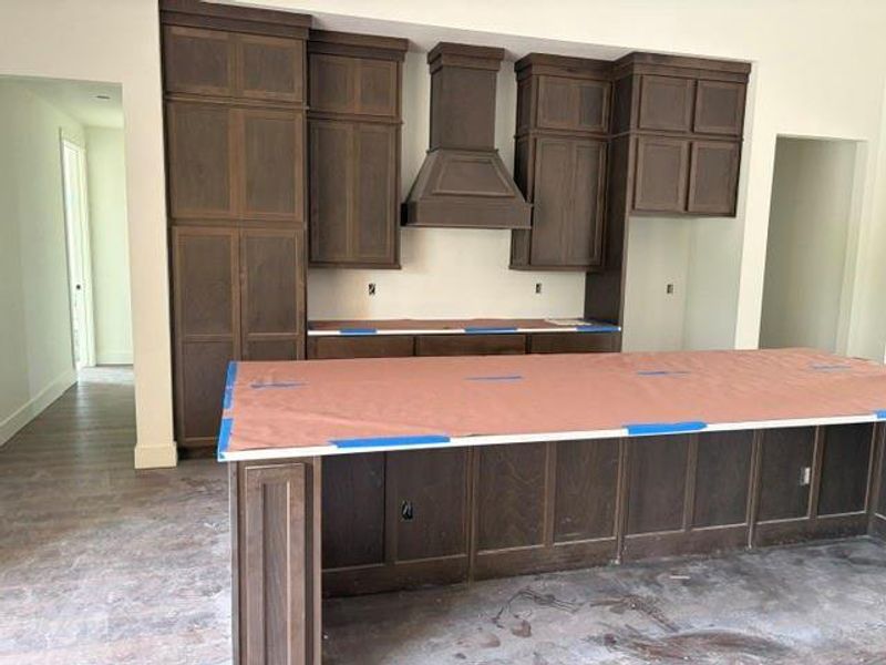 In-progress construction of a new home in Daniels Mountain, Georgetown, TX (Image 32).